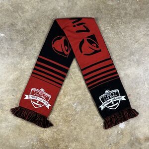 Taco Bell College Football Playoff Student Section Scarf Red Black